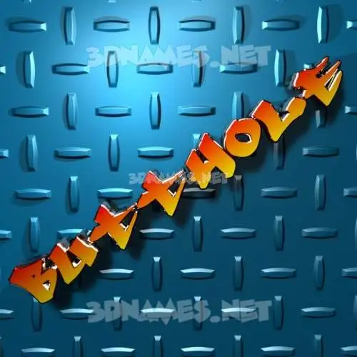 butthole in Grid Style style - 3D name wallpaper butthole in Grid Style style - 3D name wallpaper