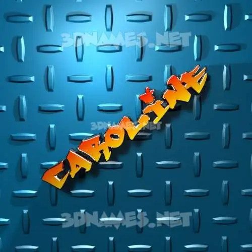 caroline in Grid Style style - 3D name wallpaper caroline in Grid Style style - 3D name wallpaper