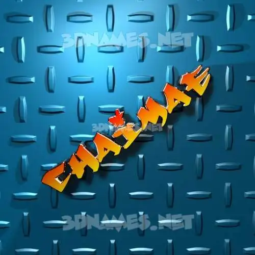 chaimae in Grid Style style - 3D name wallpaper