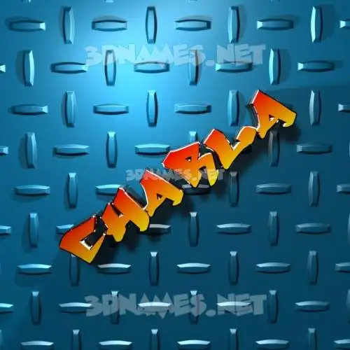 charla in Grid Style style - 3D name wallpaper charla in Grid Style style - 3D name wallpaper