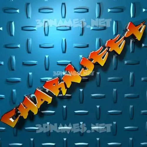 charnjeet in Grid Style style - 3D name wallpaper
