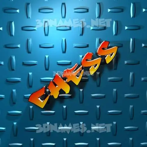 chess in Grid Style style - 3D name wallpaper