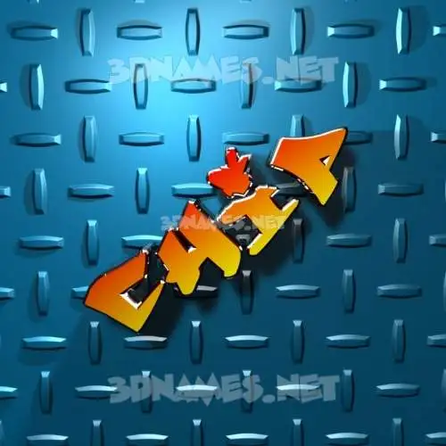 chip in Grid Style style - 3D name wallpaper chip in Grid Style style - 3D name wallpaper