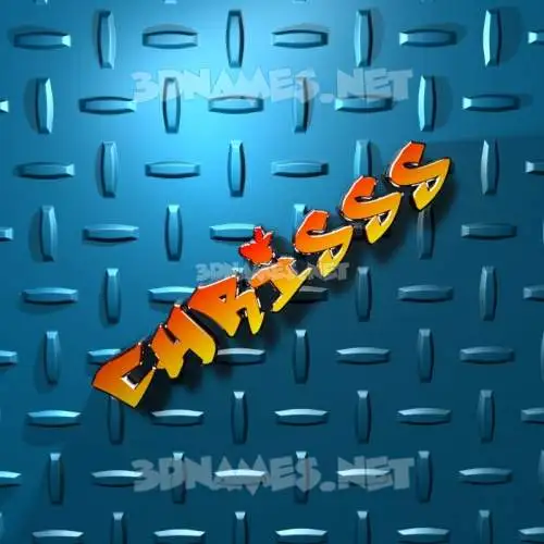 chrisss in Grid Style style - 3D name wallpaper