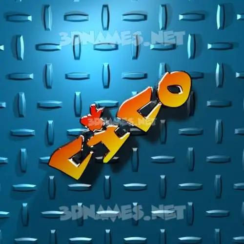 cico in Grid Style style - 3D name wallpaper