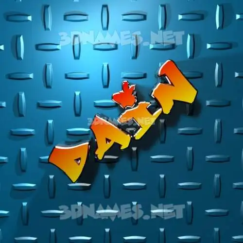 dain in Grid Style style - 3D name wallpaper dain in Grid Style style - 3D name wallpaper