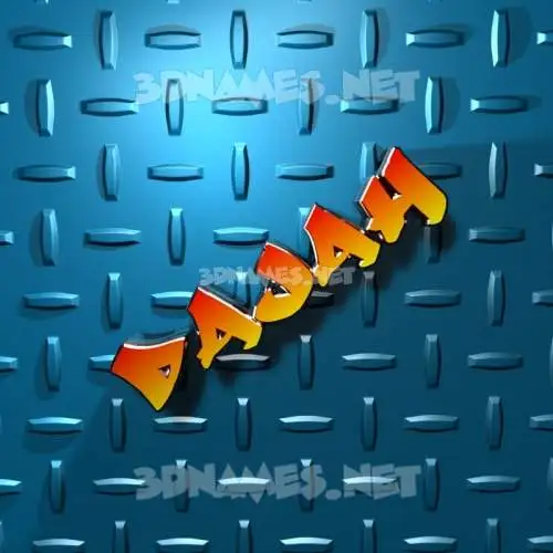 dajah in Grid Style style - 3D name wallpaper dajah in Grid Style style - 3D name wallpaper