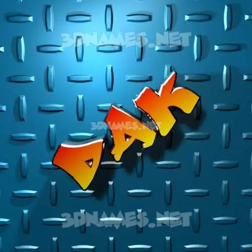 dak in Grid Style style - 3D name wallpaper dak in Grid Style style - 3D name wallpaper