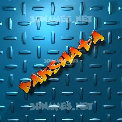 dakshata in Grid Style style - 3D name wallpaper