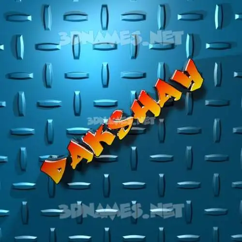 dakshay in Grid Style style - 3D name wallpaper