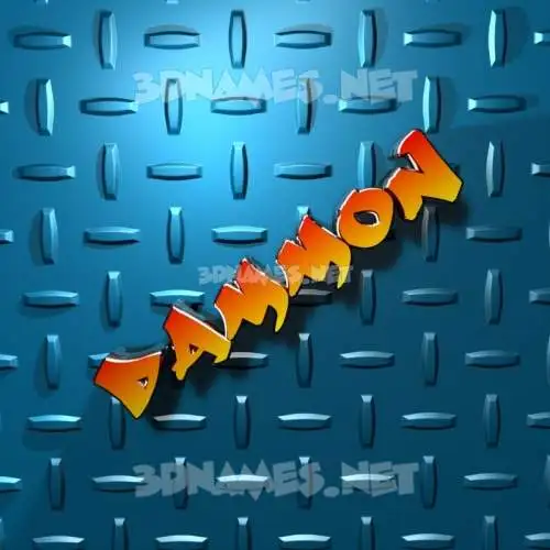 dammon in Grid Style style - 3D name wallpaper dammon in Grid Style style - 3D name wallpaper