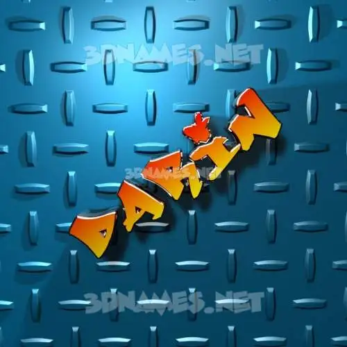 darin in Grid Style style - 3D name wallpaper
