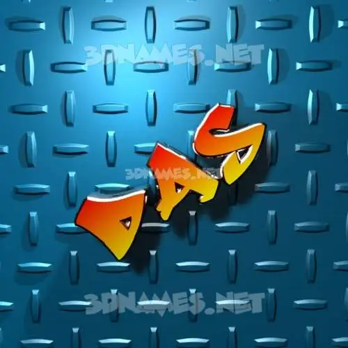 das in Grid Style style - 3D name wallpaper das in Grid Style style - 3D name wallpaper