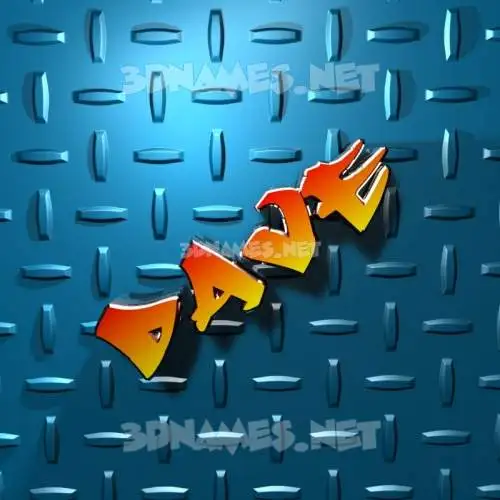 dave in Grid Style style - 3D name wallpaper