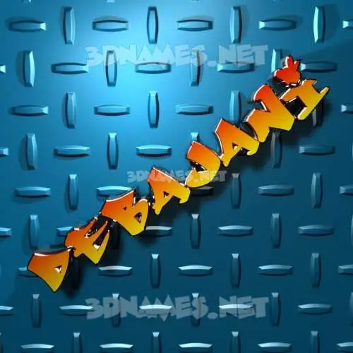 debajani in Grid Style style - 3D name wallpaper