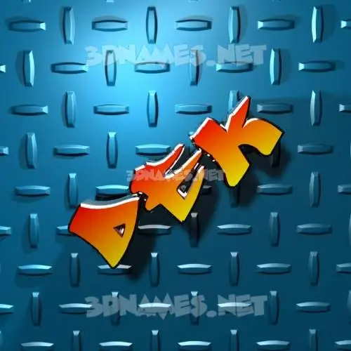 dek in Grid Style style - 3D name wallpaper dek in Grid Style style - 3D name wallpaper