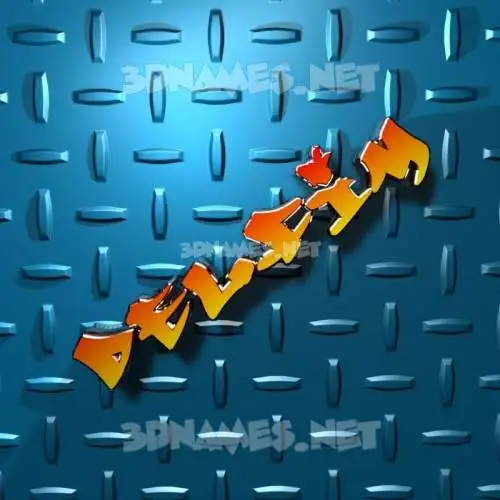 delfim in Grid Style style - 3D name wallpaper