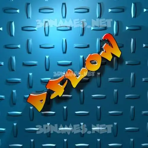 dflow in Grid Style style - 3D name wallpaper