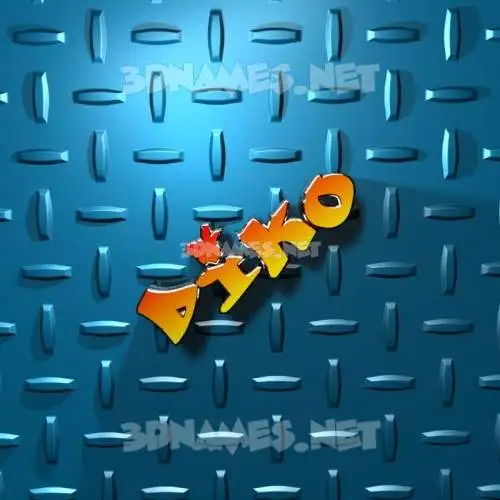 diko in Grid Style style - 3D name wallpaper diko in Grid Style style - 3D name wallpaper