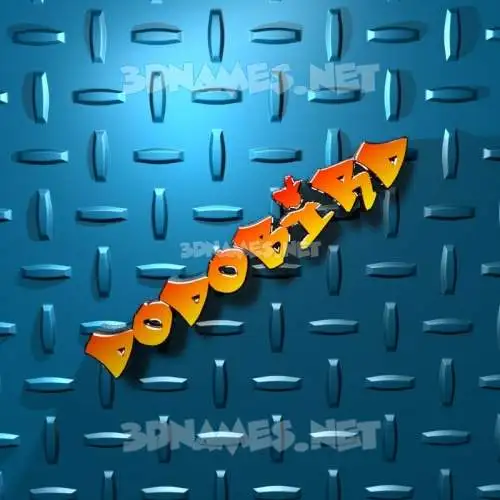 dodobird in Grid Style style - 3D name wallpaper dodobird in Grid Style style - 3D name wallpaper