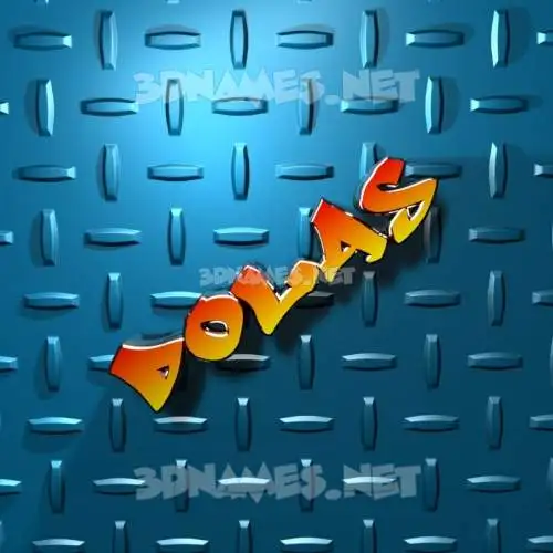 dolas in Grid Style style - 3D name wallpaper