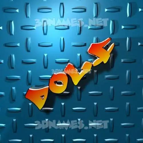 dolf in Grid Style style - 3D name wallpaper