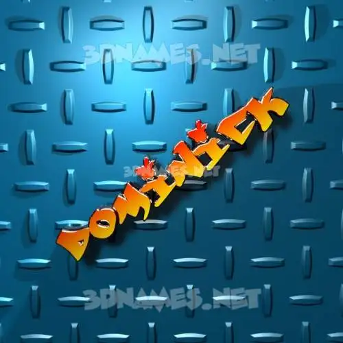 dominick in Grid Style style - 3D name wallpaper dominick in Grid Style style - 3D name wallpaper