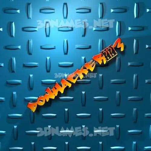 donhacker123 in Grid Style style - 3D name wallpaper