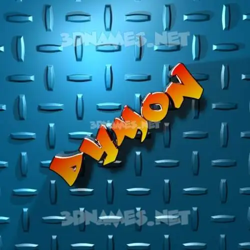 dymon in Grid Style style - 3D name wallpaper