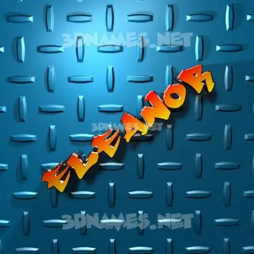 eleanor in Grid Style style - 3D name wallpaper eleanor in Grid Style style - 3D name wallpaper
