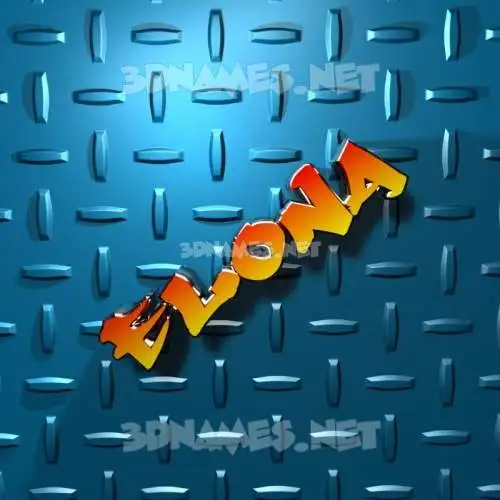 elona in Grid Style style - 3D name wallpaper elona in Grid Style style - 3D name wallpaper