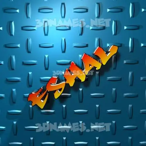 eshal in Grid Style style - 3D name wallpaper eshal in Grid Style style - 3D name wallpaper