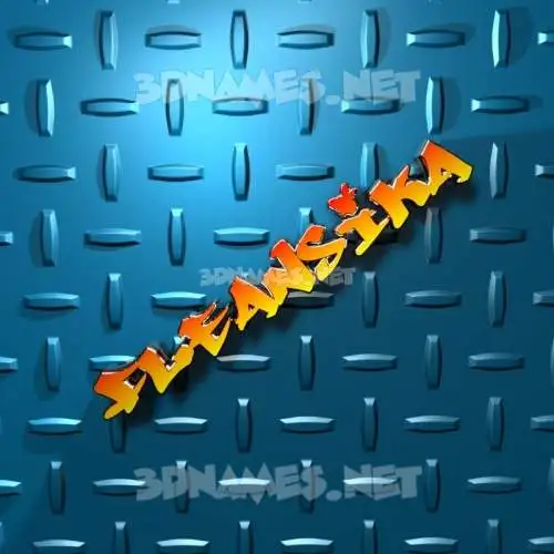 fleansika in Grid Style style - 3D name wallpaper fleansika in Grid Style style - 3D name wallpaper
