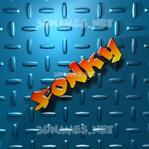 fonky in Grid Style style - 3D name wallpaper fonky in Grid Style style - 3D name wallpaper
