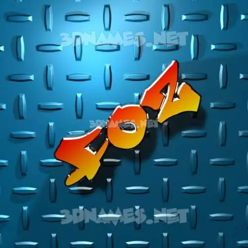 foz in Grid Style style - 3D name wallpaper foz in Grid Style style - 3D name wallpaper