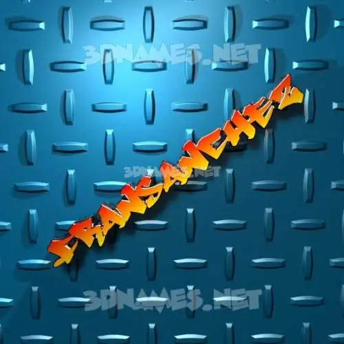 fransanchez in Grid Style style - 3D name wallpaper fransanchez in Grid Style style - 3D name wallpaper