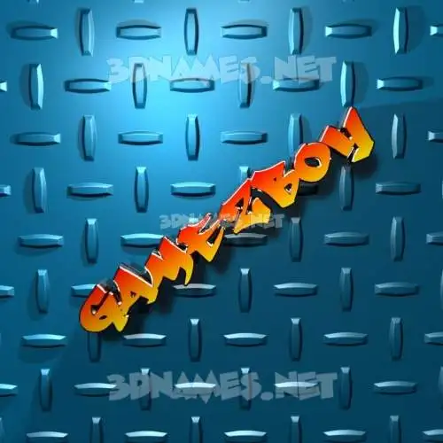 gamezboy in Grid Style style - 3D name wallpaper