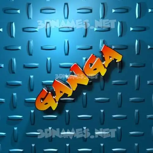 ganga in Grid Style style - 3D name wallpaper ganga in Grid Style style - 3D name wallpaper