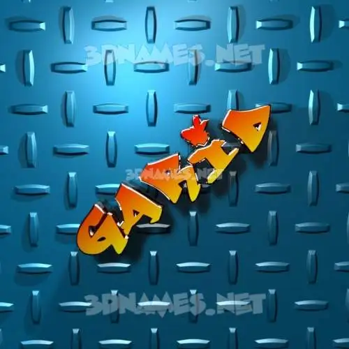 garid in Grid Style style - 3D name wallpaper garid in Grid Style style - 3D name wallpaper