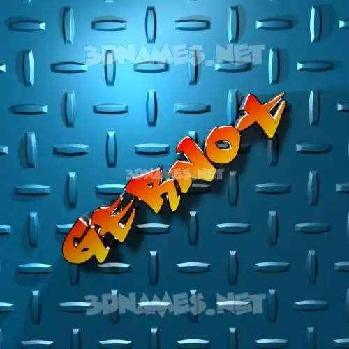 gernot in Grid Style style - 3D name wallpaper