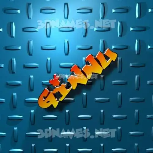 ginnu in Grid Style style - 3D name wallpaper ginnu in Grid Style style - 3D name wallpaper