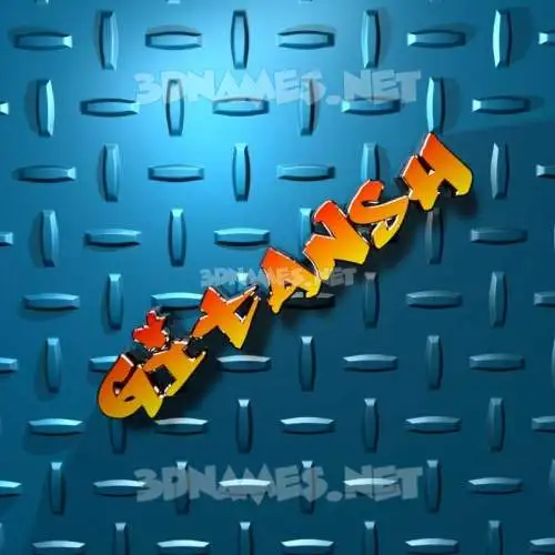 gitansh in Grid Style style - 3D name wallpaper