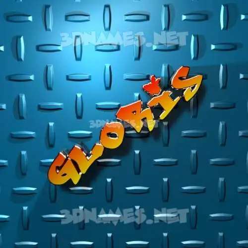 gloris in Grid Style style - 3D name wallpaper gloris in Grid Style style - 3D name wallpaper