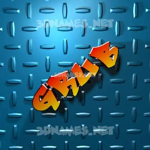 grub in Grid Style style - 3D name wallpaper grub in Grid Style style - 3D name wallpaper