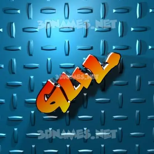 gul in Grid Style style - 3D name wallpaper gul in Grid Style style - 3D name wallpaper
