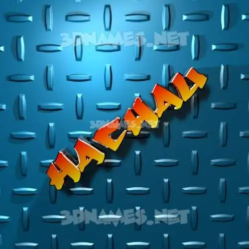 hachau in Grid Style style - 3D name wallpaper hachau in Grid Style style - 3D name wallpaper