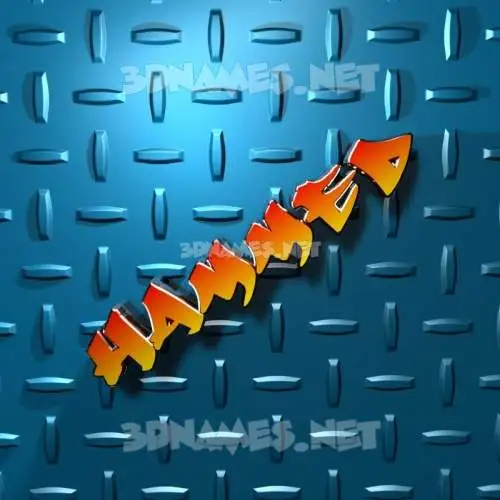 hammed in Grid Style style - 3D name wallpaper hammed in Grid Style style - 3D name wallpaper