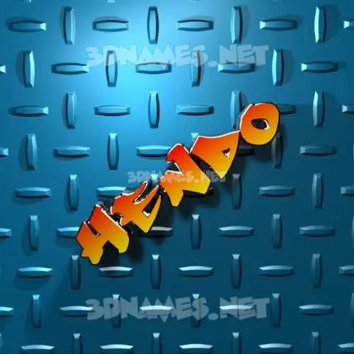 hendo in Grid Style style - 3D name wallpaper hendo in Grid Style style - 3D name wallpaper