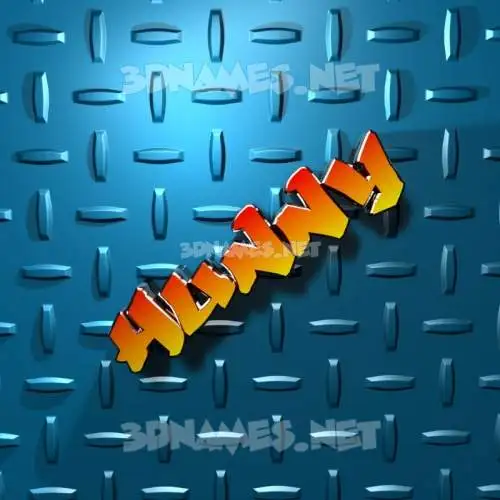hunny in Grid Style style - 3D name wallpaper