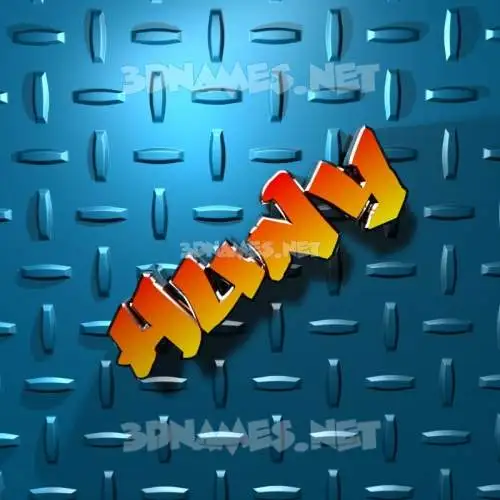 huny in Grid Style style - 3D name wallpaper huny in Grid Style style - 3D name wallpaper